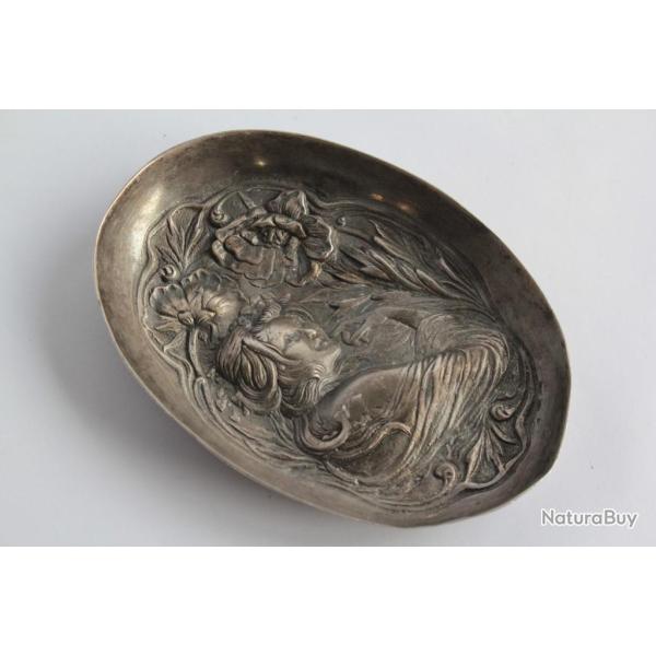 Vide poche argent Art nouveau