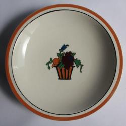 Ancienne assiette plate Jean Luce art déco