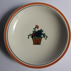 Ancienne assiette plate Jean Luce art déco