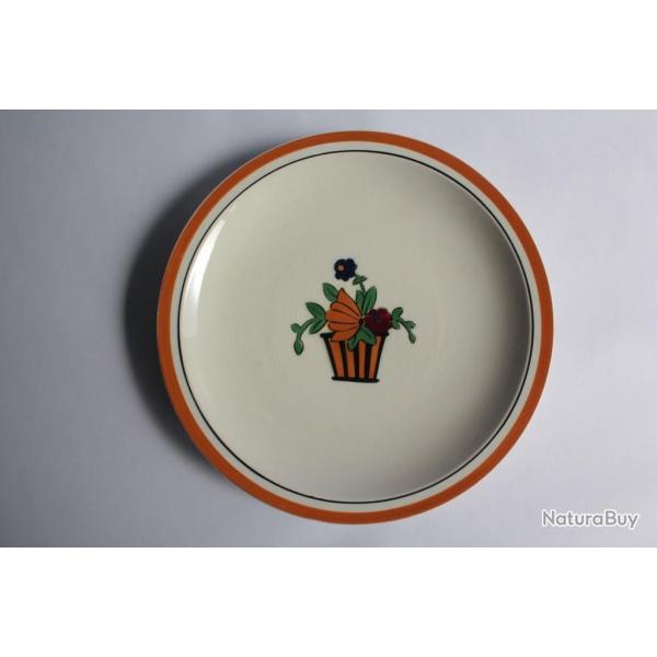 Ancienne assiette plate Jean Luce art d�co