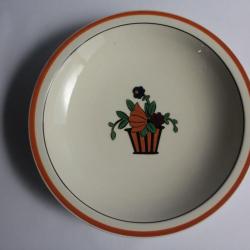Ancienne assiette creuse Jean Luce art déco