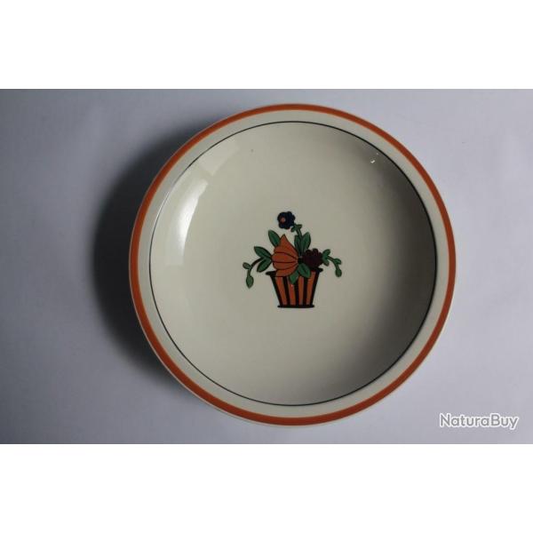 Ancienne assiette creuse Jean Luce art d�co