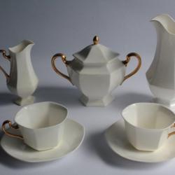 Ancien service thé tête à tête porcelaine Mintons England