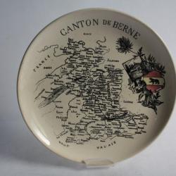 Assiette faïence de Carouge Clément COPPIER Canton de Berne