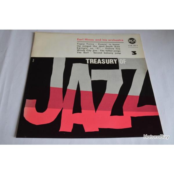 Vinyle 33T Jazz Earl Hines And His Orchestra ?- Treasury Of Jazz No 3 - 10