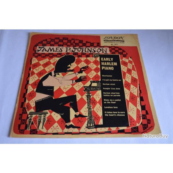 Vinyle 33T Jazz James P. Johnson ?- Early Harlem Piano   10