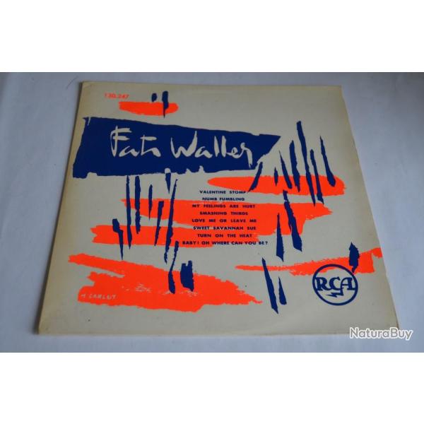 Vinyle 33T Jazz  Fats Waller ?- Fats Waller  10