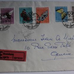 Enveloppe Suisse timbres pro Juventute 1950