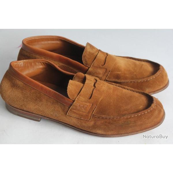 J.M. Weston Mocassins daim marron 6 1/2 D