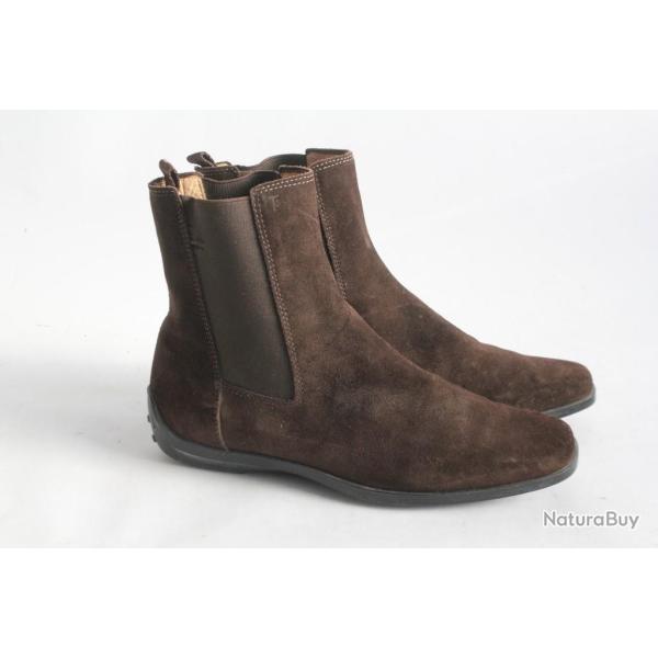 TOD'S Bottines daim marron T36