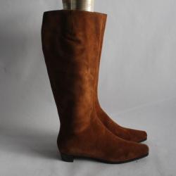 Sergio Rossi Bottes daim marron T39