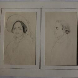 Dessins originaux Portraits Leonard 1827