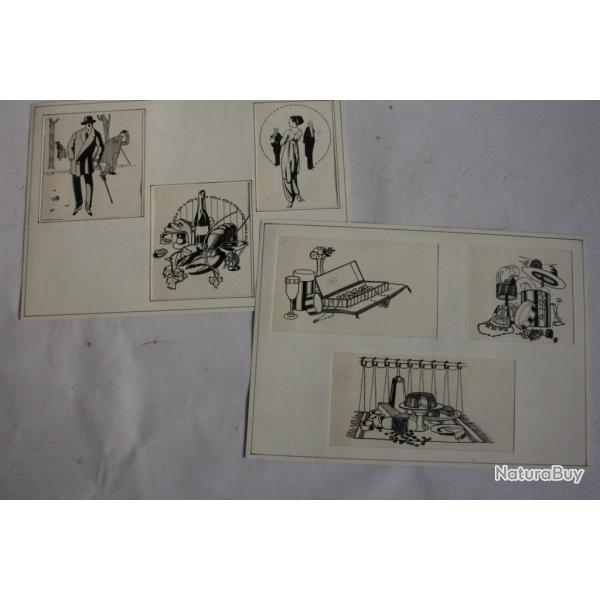 Dessins originaux � l'encre