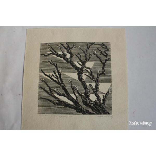 Xylographie originale Aldo Patocchi