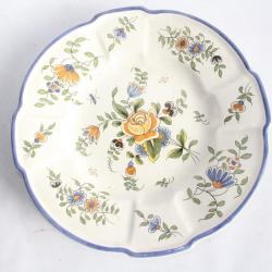Plat Faïence de Meillonas Ain