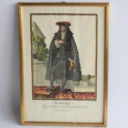 Gravure Leopoldus I Romanorum Imperator Christoph Weigel