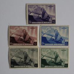 Timbres Belgique conférence aéropostale 1938