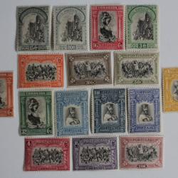 Timbres Portugal tricentenaire de l'indépendance 1928