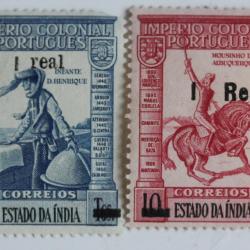 Timbres colonie Inde Portugal 1938 neufs
