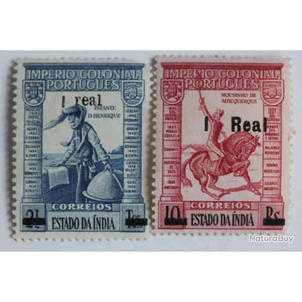 Timbres colonie Inde Portugal 1938 neufs