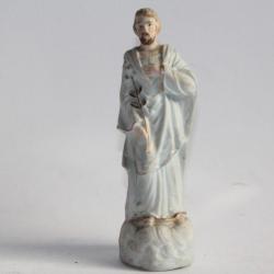 Statuette Saint-Joseph porcelaine biscuit
