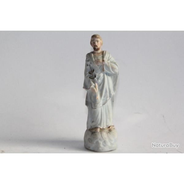 Statuette Saint-Joseph porcelaine biscuit