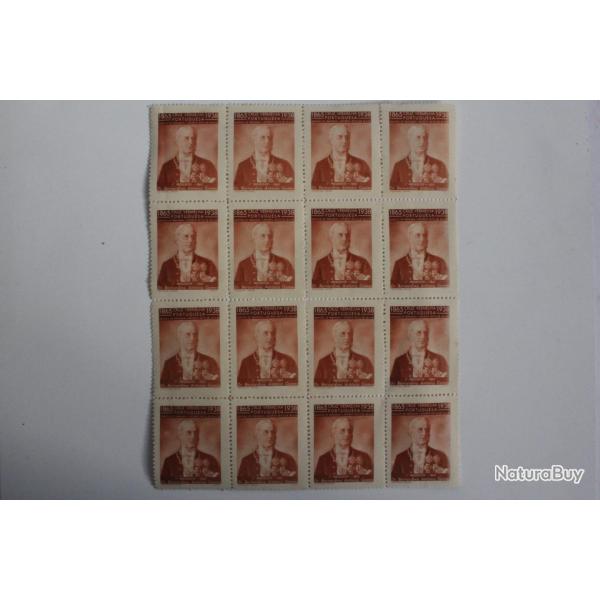 Bloc Vignettes Croix Rouge Portugal cruz vermelha 1938