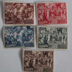 Timbres Vatican concile de Chalcédoine 1951 neufs