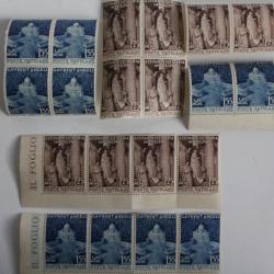 Timbre Vatican 1951 blocs x4 neufs