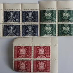 Timbres Autriche Bloc x4 1949 UPU neufs