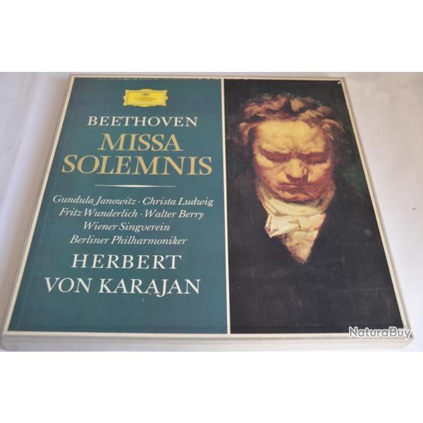 Vinyle 33T Coffret Classique Beethoven Missa Solemnis D-dur Op. 123