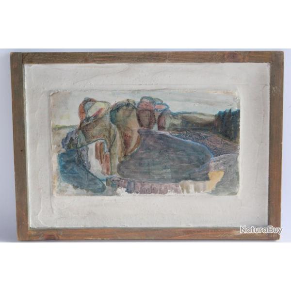 Tableau Peinture Laurence COURVOISIER Des bateaux sur la mer