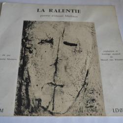 Vinyle 33T Poeme  Henri Michaux ?- La Ralentie 10