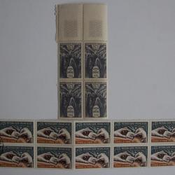 Timbres France Blocs 1951 et 1966 journée du timbre