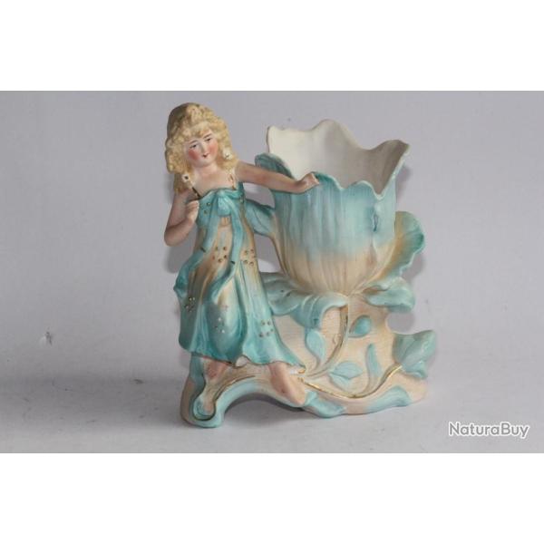 Vase porcelaine biscuit