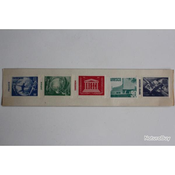 Timbres UNESCO neufs sur charni�re