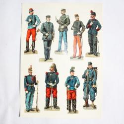 Images chromos gaufrés découpés 1890