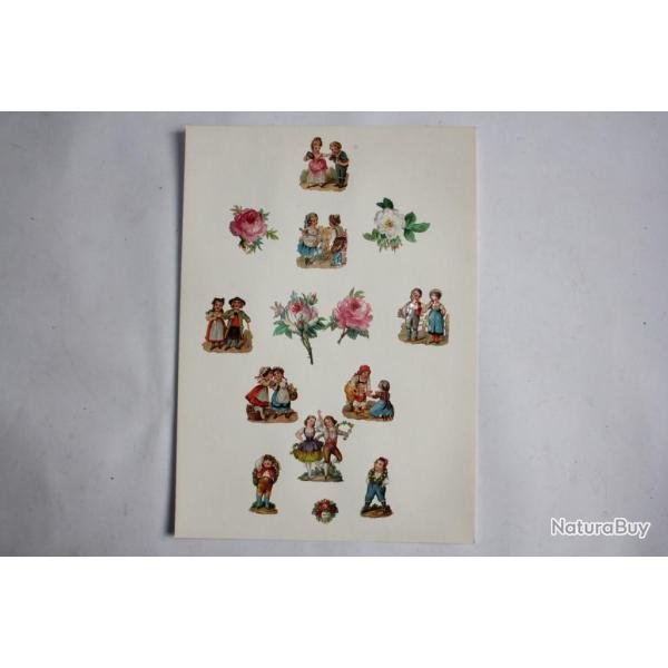 Images chromos gaufr�s d�coup�s 1890