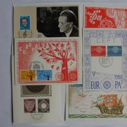 Lot de 10 Cartes Maximum Suisse Europa 1960-1985