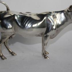 Grand pot à crème Vache argent Pays-Bas Cow creamer