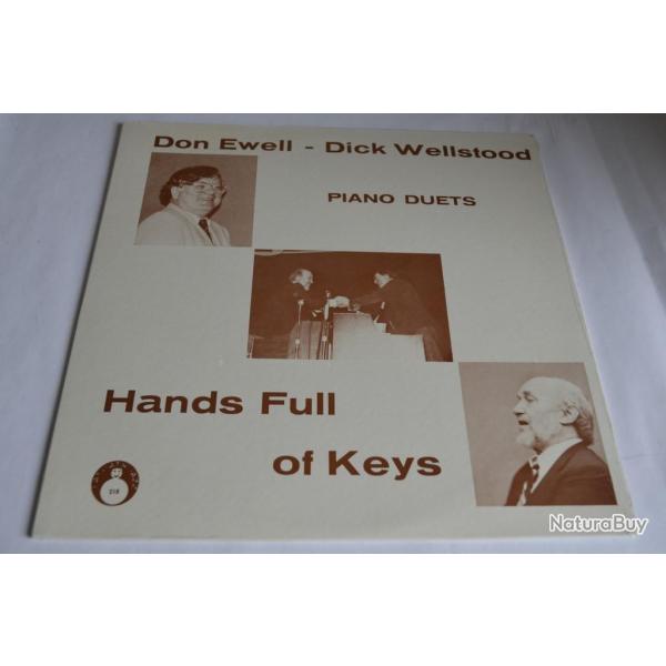 Vinyle 33T Jazz Don Ewell, Dick Wellstood ?- Hands Full Of Keys