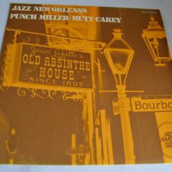 Vinyle 33T Jazz  Punch Miller / Mutt Carey ?- Jazz New Orleans