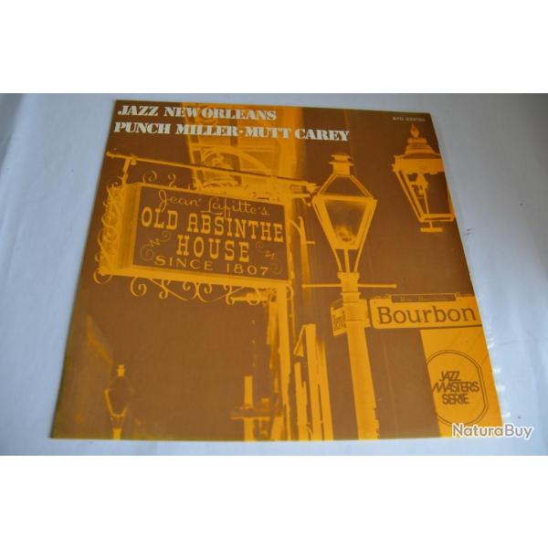 Vinyle 33T Jazz  Punch Miller / Mutt Carey ?- Jazz New Orleans