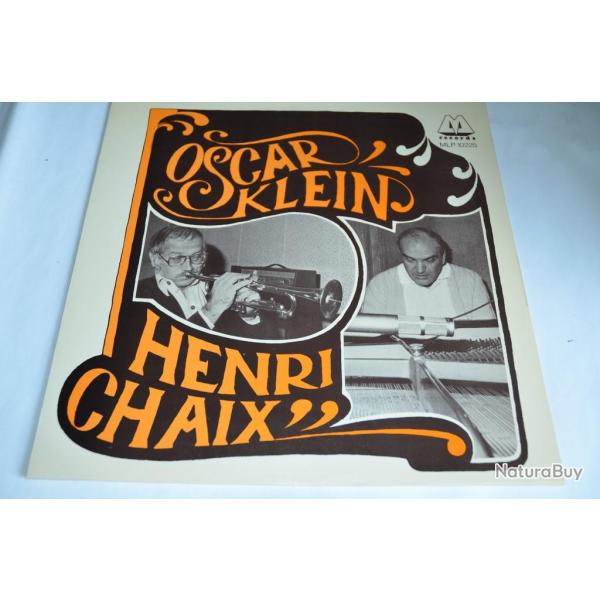 Vinyle 33T Jazz Oscar Klein, H. Chaix ?- Henri Chaix With Oscar Klein