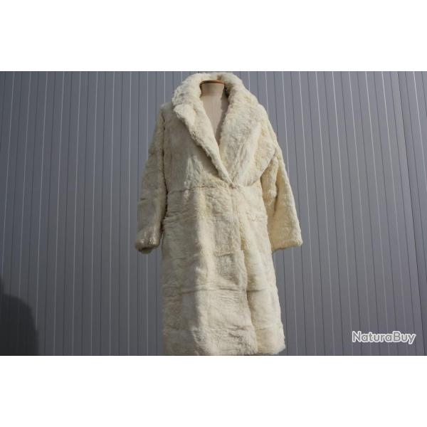 Manteau fourrure hermine blanche Northern Export Furs of Leeds