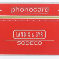 Télécarte Landis & Gyr Phonocard Sodeco Allemagne 1st Thermal Band Trial