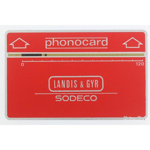 T�l�carte Landis & Gyr Phonocard Sodeco Allemagne 1st Thermal Band Trial
