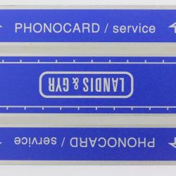 Télécarte de service Phonocard 1 Landis & Gyr 003L Égypte