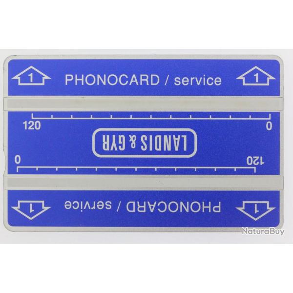 T�l�carte de service Phonocard 1 Landis & Gyr 003L �gypte