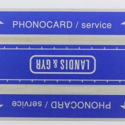 Télécarte de service Phonocard 1 Landis & Gyr 003L Égypte